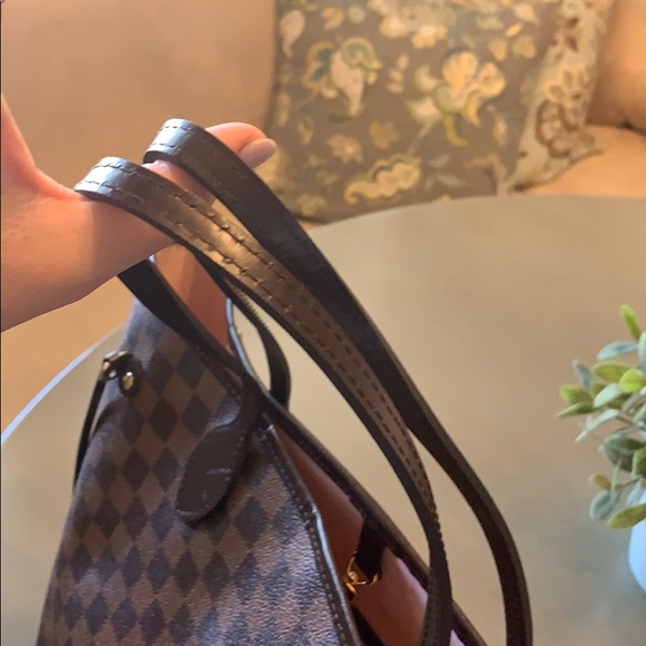 Louis Vuitton Neverfull MM Damier ebene rose - Picture 11 of 11